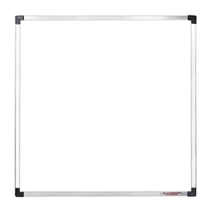 alkosign platinum series white board with melamine surface 2 x 2 feet