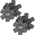 All-Clad Premium Cookware Protectors: Pot and Pan Protectors for Kitchen Organization - Perfect for Cast Iron, Steel, or Glass, 6-Piece, Black/Gray