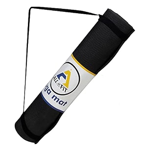 anti-skid yoga mat for gym workout and yoga exercise with carrying strap sweat absorbent eva yoga mat for sustainable 4 mm black