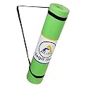 Anti-Skid Yoga Mat for Gym Workout and Yoga Exercise with Carrying Strap Sweat Absorbent EVA Yoga Mat for Sustainable (4 MM, Neongreen)