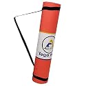 Anti-Skid Yoga Mat for Gym Workout and Yoga Exercise with Carrying Strap Sweat Absorbent EVA Yoga Mat for Sustainable (8 MM, Red)