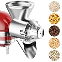 GVODE Grain Mill Attachment for KitchenAid Stand Mixer, Flour Mill