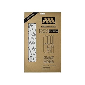 all mountain style amsfg2blwh honeycomb high impact frame guard extra - protects your bike from scratches and dings joyridegrey