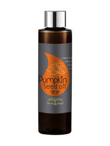 all naturals pumpkin seed oil 100ml - cold pressed carrier oil pure  undiluted for hair care nails  skin 100 ml