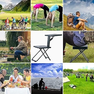 all-in-one folding table chair4 in 1 reading table and portable outdoor military stool for camping home use folding stool chair