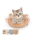 ALL FOR PAWS Microwavable Cat Heat Pad with 2 Covers, Pet Heating Pad for Kittens, Heated Pet Bed for Cats, Microwave Heating Pad for Pets