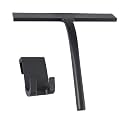 Silicone Shower Squeegee, Black, 9 inch