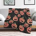 All Saints' Day Printed Blanket Super Soft Flannel Fleece Cozy Blankets for Bed,Sofa,Couch,Gifts for Women Men,Camping and Travel Warm Fuzzy Blanket for All Season (60"x80")