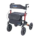 All Terrain Walker, 10" Pneumatic Tires, Rollator Walkers for Seniors