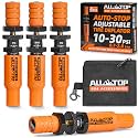ALL-TOP Adjustable Auto-Stop Tire Deflator Valve Kit (10-30PSI) 4 PCS Tyre Air Down Tool with Screw-On Back-up Valve Caps for Offroad 4x4 (2nd Gen)