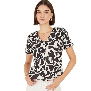 all yours multicolor printed crepe shirt style tops for womentops for women women topswomen tops western latest crop tops for women tops for womentops for girlscrop tops