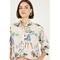 ALL YOURS Women Women39s Blue Boxy Floral