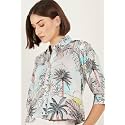 ALL YOURS Women Women39s Blue Boxy Floral