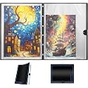 ALL4JIG 2000 Puzzle Storage Folder Binder Keeper for Jigsaw Enthusiasts - Space-Saving Organizer, Holds 20 Puzzles, 28.35"x40.16" inches, HD Film Pockets Birthday Gifts for Mom &Grandma