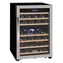 Allavino 22" Wide Cascina Series 47 Bottle Dual Zone Stainless Steel Wine Refrigerator KWR47D-2SR