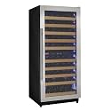 Allavino 119 Bottle 55" Tall Dual Zone Right Hinge Stainless Steel Wine Refrigerator