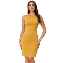 Allegra K Business Sheath Dress for Women's Work Professional Dresses