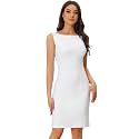 Allegra K Business Sheath Dress for Women's Work Professional Dresses