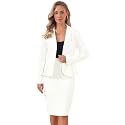Allegra K Women 2 Piece Suit Skirt Sets Business Casual Outfits