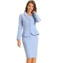 Allegra K Women 2 Piece Suit Skirt Sets Business Casual Outfits