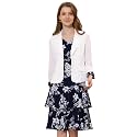 Allegra K Women's Suits 2 Piece Dress Set Business Casual Suit Dresses