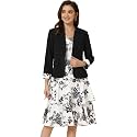 Allegra K Women's Suits 2 Piece Dress Set Business Casual Suit Dresses