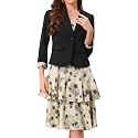 Allegra K Women's Suits 2 Piece Dress Set Business Casual Suit Dresses