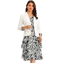 Allegra K Women's Suits 2 Piece Dress Set Business Casual Suit Dresses