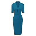 Allegra K Work Dresses for Women39s Short