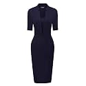 Allegra K Work Dresses for Women39s Short