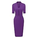 Allegra K Work Dresses for Women39s Short