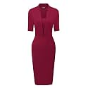 Allegra K Work Dresses for Women39s Short