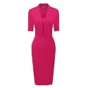 Allegra K Work Dresses for Women39s Short