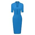 Allegra K Work Dresses for Women39s Short