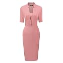 Allegra K Work Dresses for Women39s Short