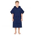 ALLEN &amp; MATE Kids Hooded Towel Poncho, 100% Cotton Swim Cover-Up, 6-13 Yrs