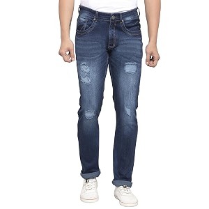 Allen Cooper Blue Colored Jeans