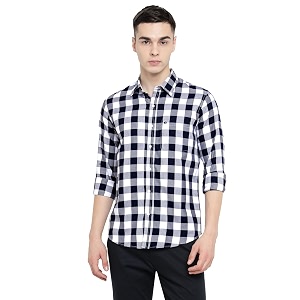 Allen Cooper Checks Shirts for Men -