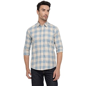 Allen Cooper Checks Shirts for Men -