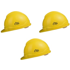 allen cooper industrial safety helmet sh-701 plastic cradle with manually adjustable headband - yellow pack of 3