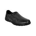 Allen Cooper Mens Black Genuine Leather Loafers