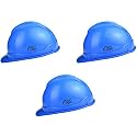 Allen Cooper Safety Helmet SH-701, Plastic Cradle with Manually Adjustable Headband - Blue