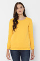 Allen Solly 34th Sleeve Solid Women Sweatshirt