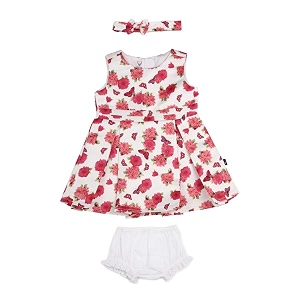 Allen Solly Baby-Girls Polyester Fit and Flare
