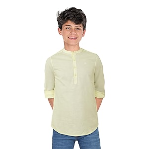 Allen Solly Boys Solid Cotton Kurta