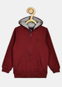 Allen Solly Boys Full Sleeve Solid Hooded