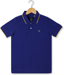 Allen Solly Boys Solid Cotton Blend Regular