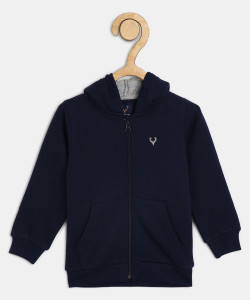 allen solly full sleeve solid boys sweatshirt