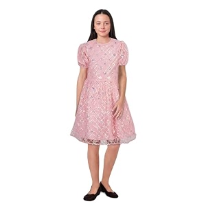 Allen Solly Girls Polyester A-Line Knee-Length Dress
