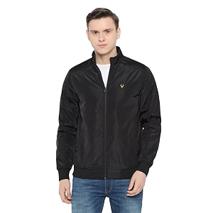 allen solly men39s synthetic standard length blouson jacket